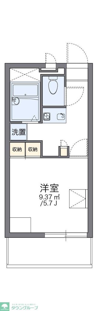 レオパレスＡ・Ｔ・Ｈ・IIの間取り