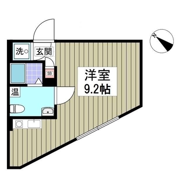 ＣＯＣＯＦＬＡＴ新江古田の間取り