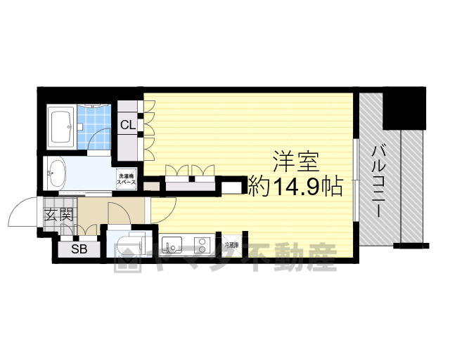 アビティ江坂の間取り