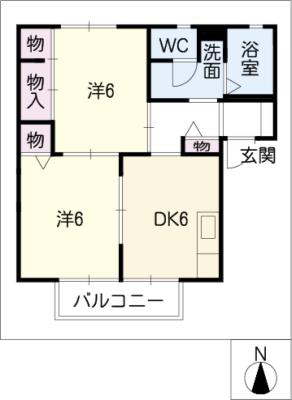 スリーゼハイツの間取り