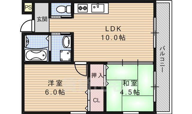 サニーフラットの間取り