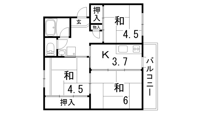 URひよどり台の間取り