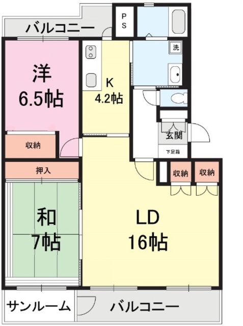 テレパレス中山　３号館の間取り