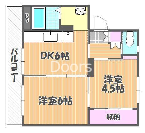 ヴィラナリー建部1号棟の間取り