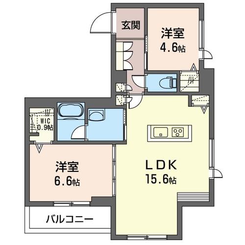 ドリーミオ ミヤビの間取り