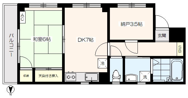 コートヴィラの間取り