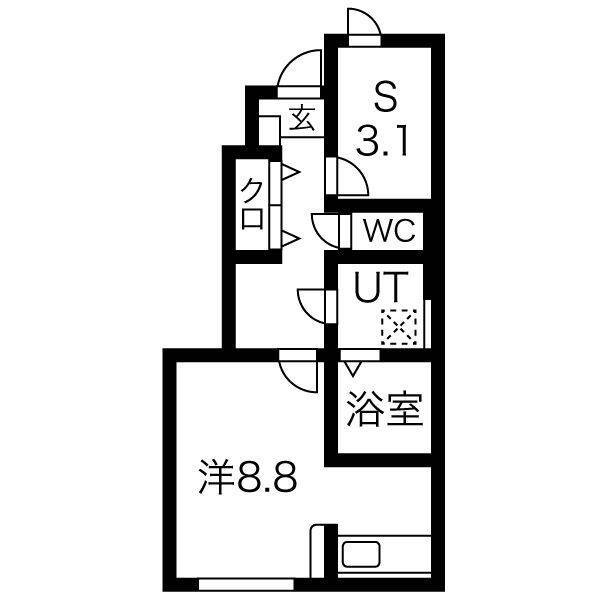 東根市大字羽入のアパートの間取り