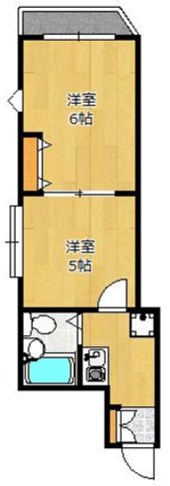 神戸市垂水区清水が丘のマンションの間取り