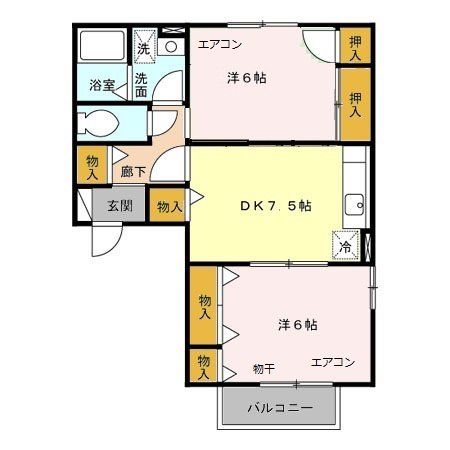 サンクレアの間取り