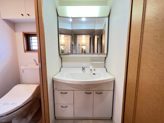 洗面設備　※別号室の写真です