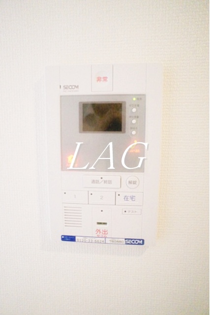 セキュリティ　モニター付きインターフォンです。