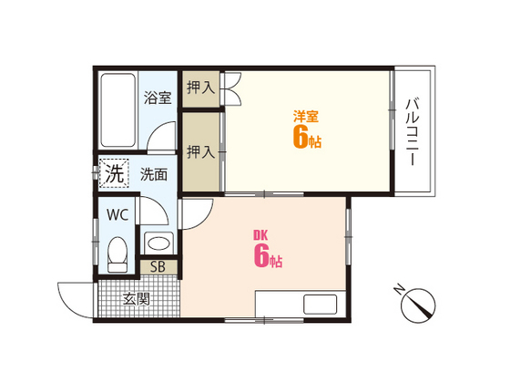 Luce.F高取の間取り写真