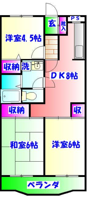 フレシールM2の間取り写真