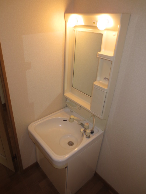 洗面設備　同タイプの別のお部屋の写真になります。