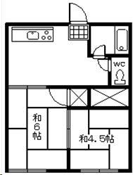 しらさぎ荘の間取り