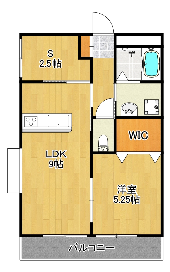 横浜市港北区新吉田東のマンションの間取り