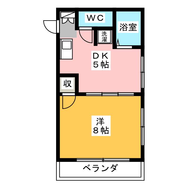 大山いずみマンションの間取り