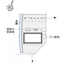 【レオパレスあさがおの駐車場】