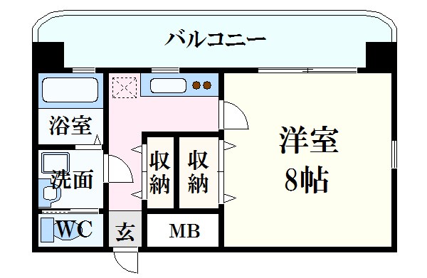 メルポート白島の間取り