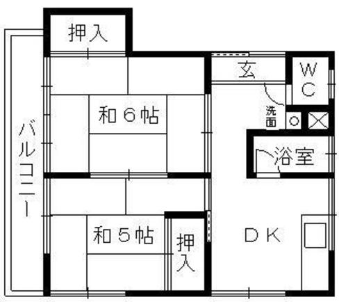 和光アパートの間取り