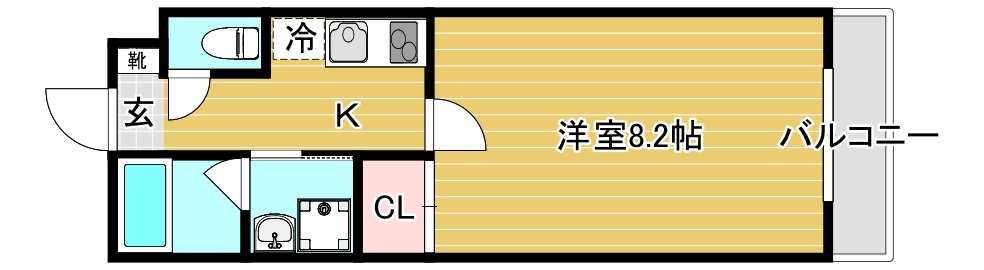 リアン藤森の間取り