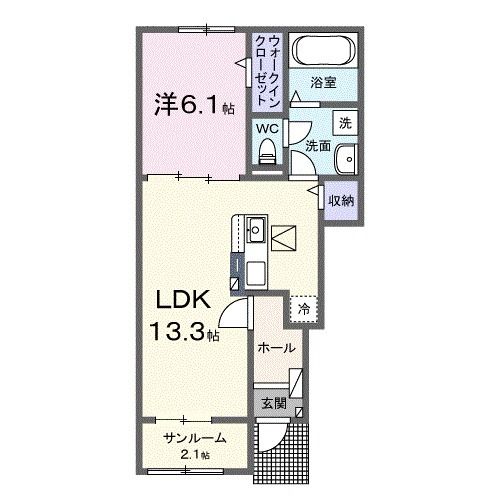 フォレスト太田の間取り