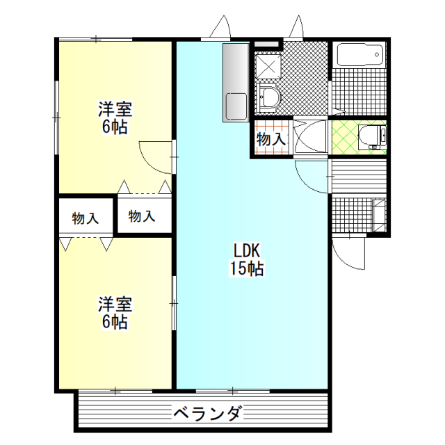 ファミーリア　I号館の間取り