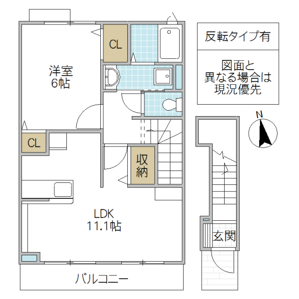 エバーグリーン 3の間取り