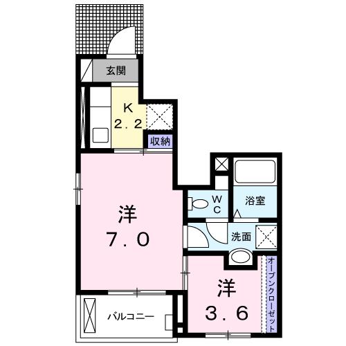 マーヴェラス葛城の間取り