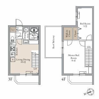 練馬区中村のマンションの間取り