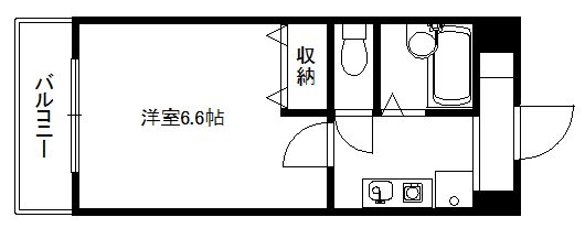 【京都市伏見区南部町のマンションの間取り】