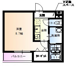 フジパレス堺東雲III番館の間取り