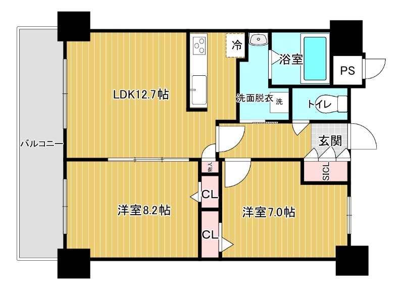 ムーサ港川の間取り