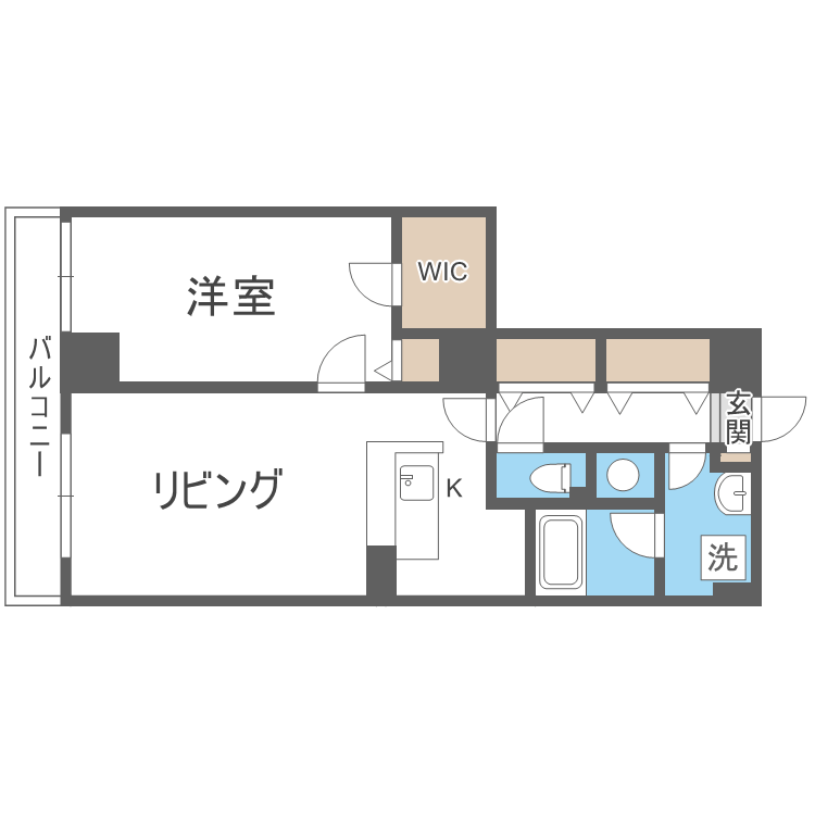 ビッグパレス南５条の間取り