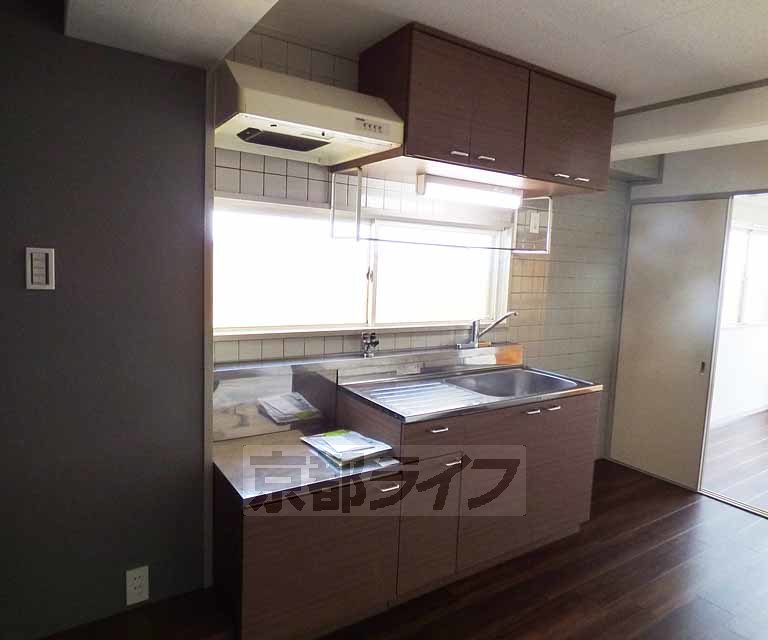 キッチン　ガスコンロ設置可