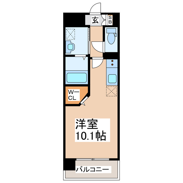 SQUARE坪井の間取り