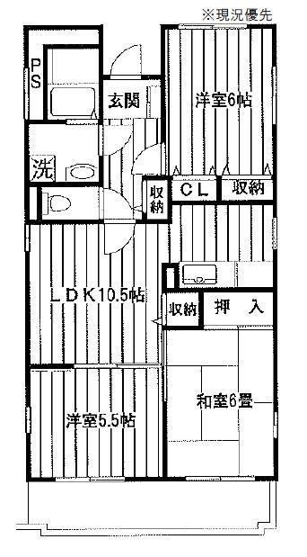 ヴェルドミール仲町台の間取り