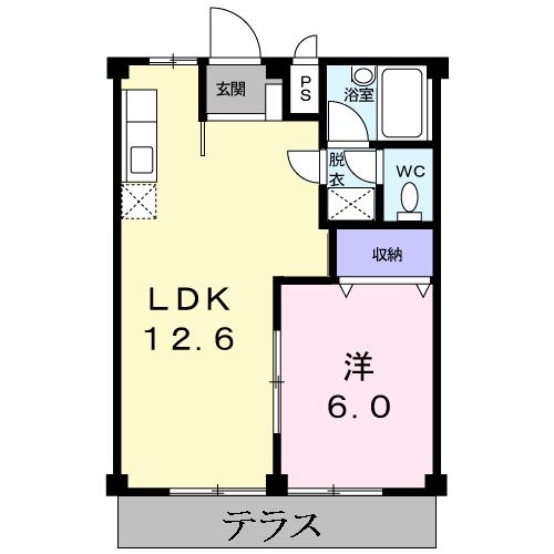 ＭＡハイツIIの間取り