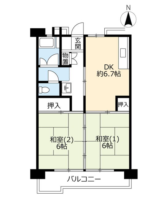 ＵＲ梨香台の間取り