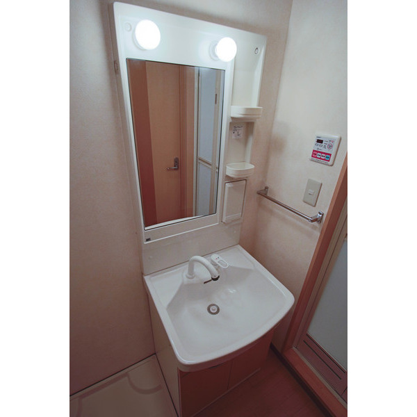 洗面設備　同じ建物の別のお部屋