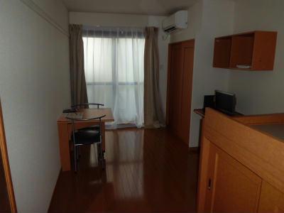 居室・リビング　長細く、奥行きのある居室です。