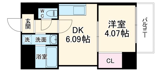 クローバー・クレア池田の間取り