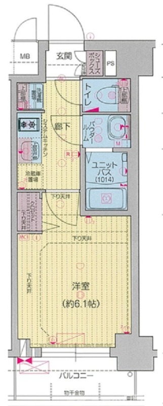 プレサンスTHE KYOTO吉祥院の間取り