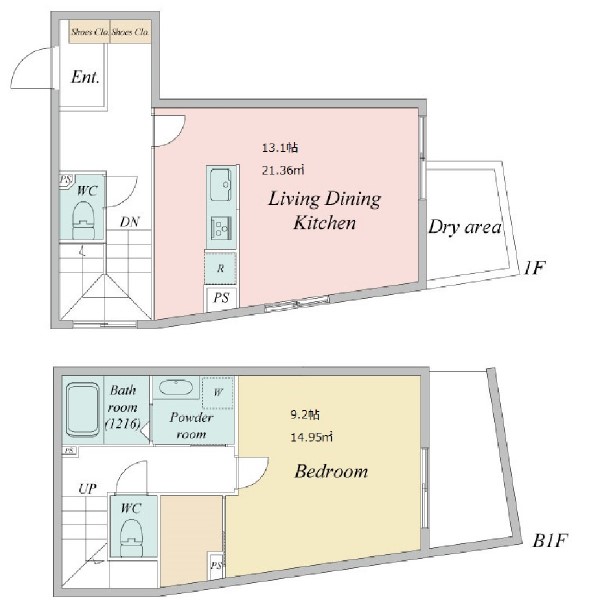 【LiveFlat学芸大学の間取り】