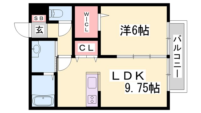 アビタシオンAの間取り