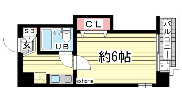 ロマネスク六甲の間取り