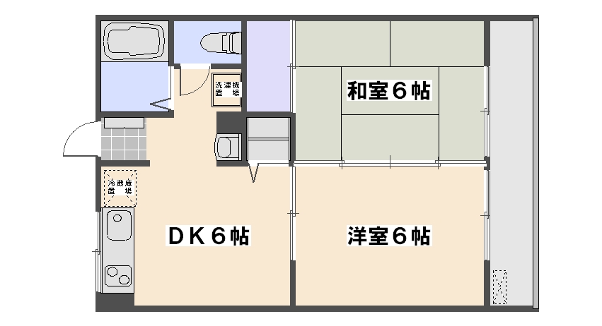 サニー旭園の間取り