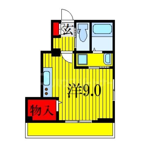 船橋市前貝塚町のアパートの間取り