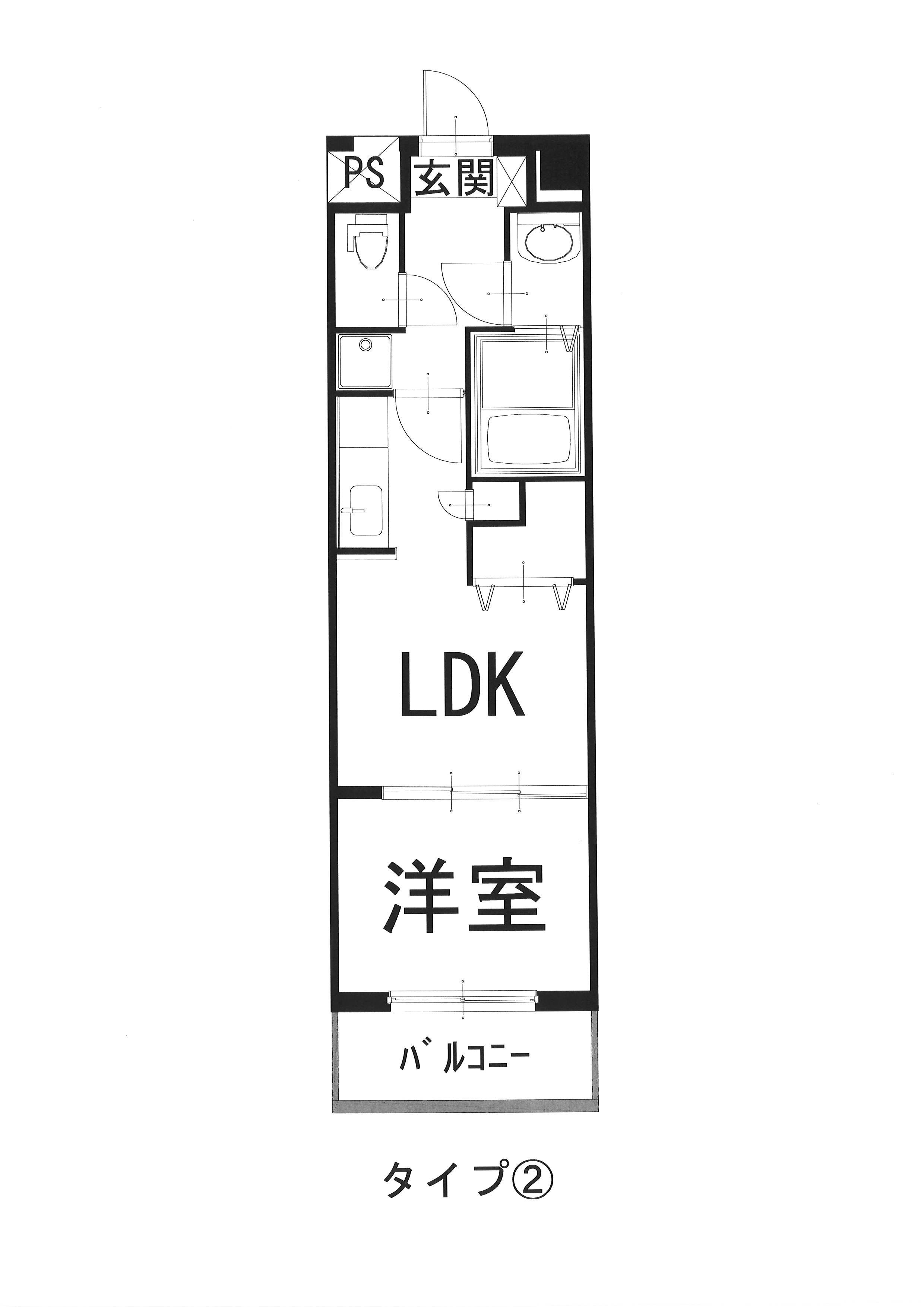 グランドスクエアIIの間取り