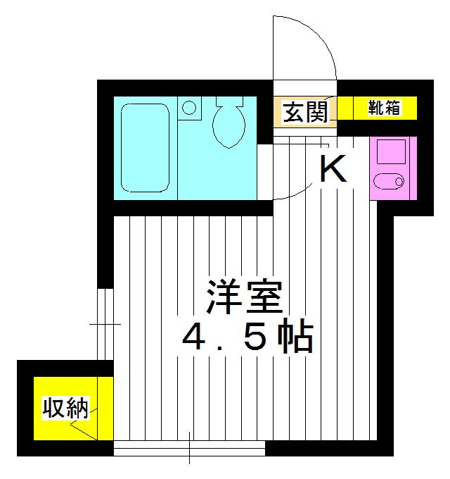 練馬区春日町のアパートの間取り